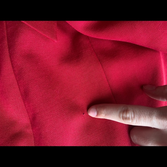 YVES SAINT LAURENT Vintage Red Blazer - Picture 10 of 13